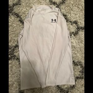 White Under Armour Heat Gear Longsleeve